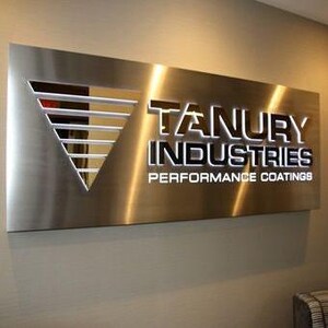 Background Panel Sign, Lit Sign Metal, Custom Front Store Signage ...