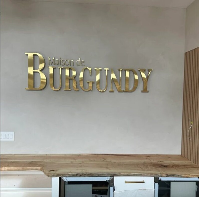 Office Sign for Wall, Company Custom Sign, Door Metal Signs, Custom 3d