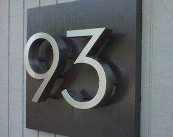 House Numbers, Floating Silver House Numbers, House Numbers, Address Number Sign, Floating Door Number,Modern House Numbers, Christmas Gift