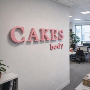 Company Custom Sign, Office Sign For Wall, Spa Signs, Custom 3d Logo, Business Name, Sign Logo Medical 3D metal logo, Office Sign image 7