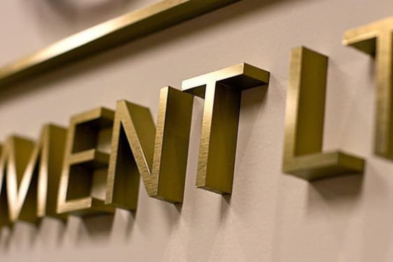 Metal Sign Custom Logo Stainless Steel Laser Cut Signage Custom Laser Cut Logo Brushed Metal Logo Reception Sign Office Wall Logo 3D metal sign indoor sign outdoor sign brass sigin nickel sign