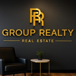 Custom 3D Metal Logo Sign – Personalized Stainless Steel Business Sign, Office Wall Decor
