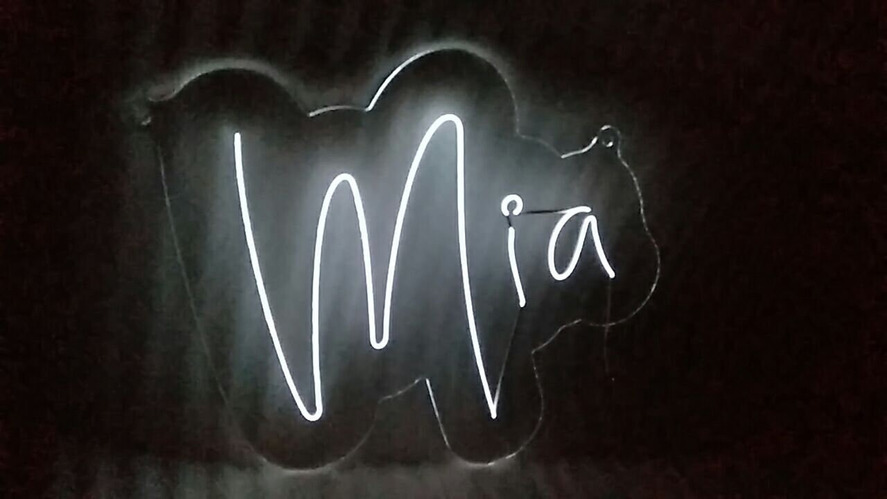 Custom Name Wall Decor Light up Sign Electroluminescent Wire Etsy