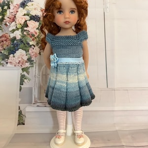 Dress for 13inch dolls. Fits Little Darling, Paolo Reina and Mini Maru