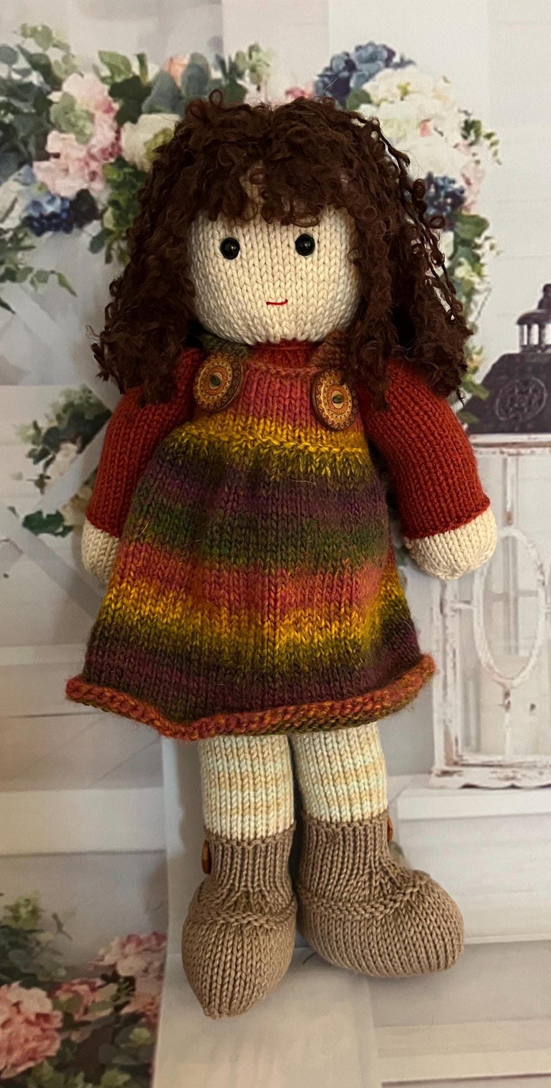 Grace. Unique Handmade Woollen Doll/rag Doll - Etsy