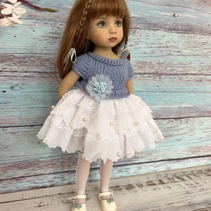 Dress for 13inch dolls. Fits Little Darling, Paolo Reina and Mini Maru