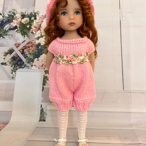 Romper Suit and Hat for 13inch dolls. Fits Little Darling, Paolo Reina and Mini Maru