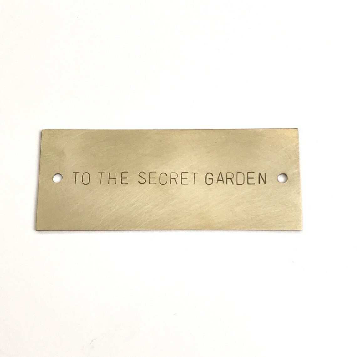 Brass Nameplate Personalized Mailbox Tag Metal Plates With Etsy