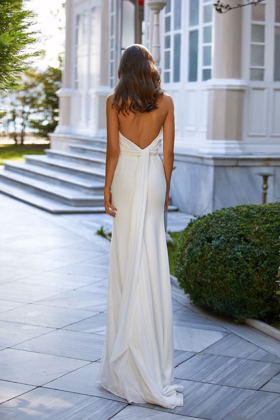 19+ Silk Backless Wedding Dress