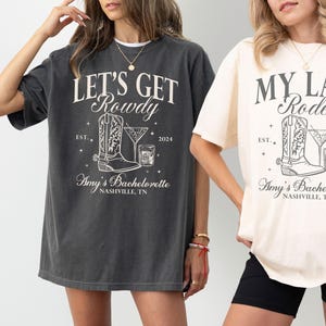Nashville Bachelorette Shirts, Custom Last Rodeo Bachelorette Shirts, Western Bridal Party Shirt, Cowgirl Bach, Country Bachelorette Party, Cowgirl Bachelorette Party Shirt, Nashville Bachelorette Shirt, Western Bach Shirt, Western Bridesmaid Shirt