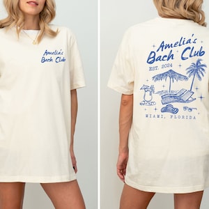 Custom Beach Bachelorette Shirts, Beach Bride Shirt, Bachelorette Party Shirt, Bach Club Bachelorette Gift, Beach Bride and Bridesmaid Gifts