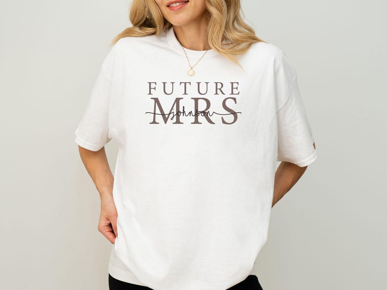 Custom Future Mrs Sweatshirt, Bride Sweatshirt, Engaged Sweatshirt, Engagement Gifts, Newly Engaged Gift, I Said Yes Sweatshirt, Bride Gift image 7
