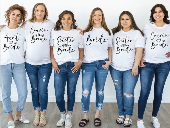 Womens Auntie Of The Bride Shirt With Ring Navy Blue Womens Auntie Of The Bride Shirt With Ring Navy Blue