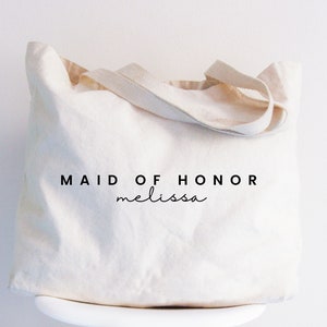 Custom Bride Tote Bags, Bachelorette Party Totes, Bridal Party Tote, Bridesmaid Gifts, Maid Of Honor Tote, Wedding Tote Bags, Honeymoon Tote