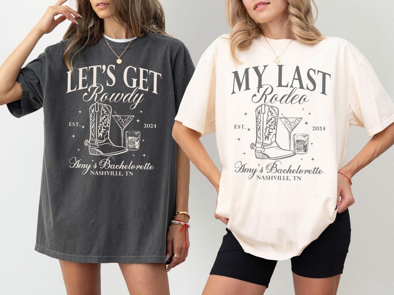 Nashville Bachelorette Shirts, Custom Last Rodeo Bachelorette Shirts, Western Bridal Party Shirt, Cowgirl Bach, Country Bachelorette Party, Cowgirl Bachelorette Party Shirt, Nashville Bachelorette Shirt, Western Bach Shirt, Western Bridesmaid Shirt