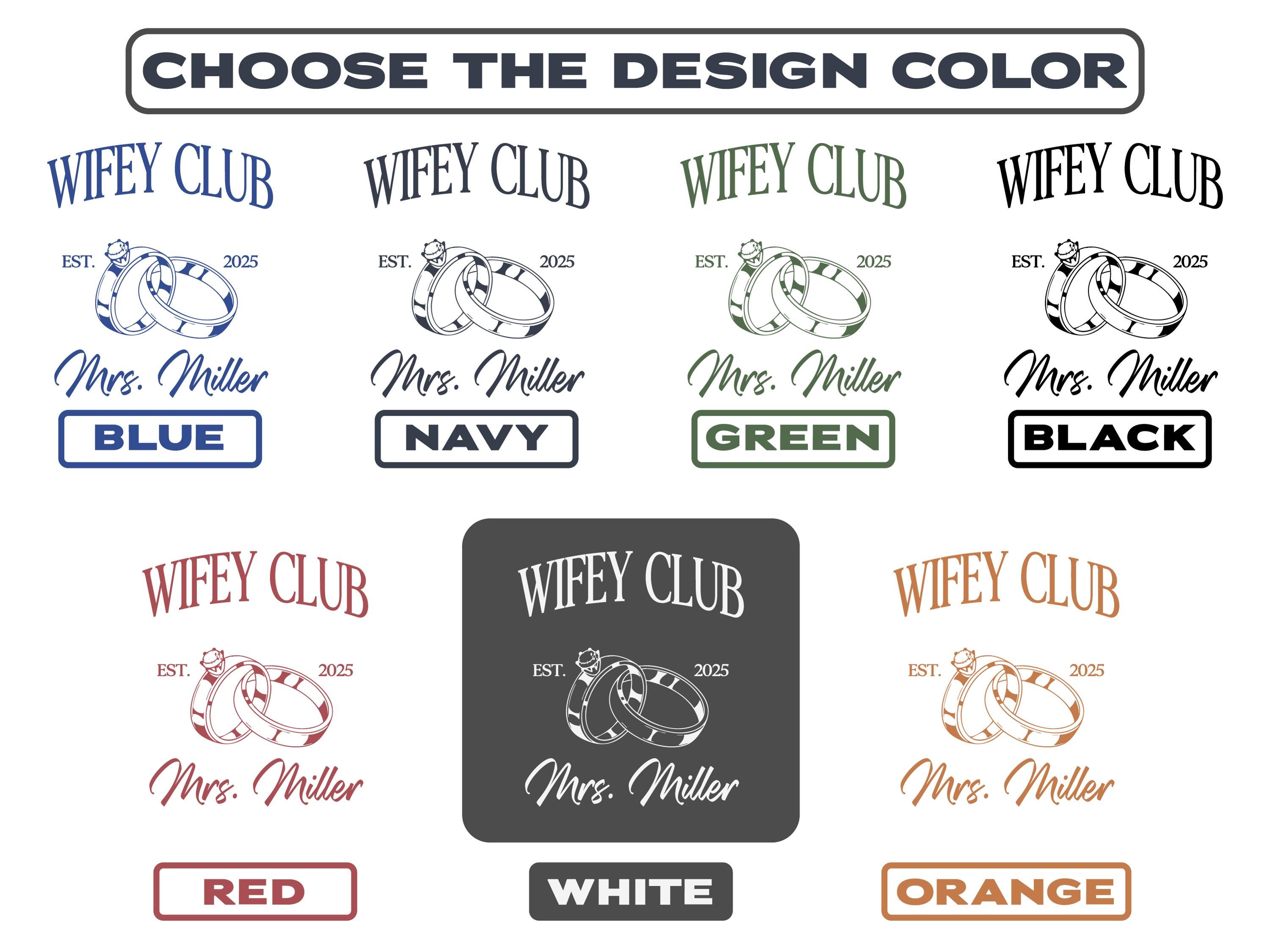 Custom Wifey Club Tote Bag, Mrs Tote Bag, Wifey Gift, Honeymoon Tote Bag, Just Married Gift, Newlywed Gift, New Wife Gift, Wedding Gift