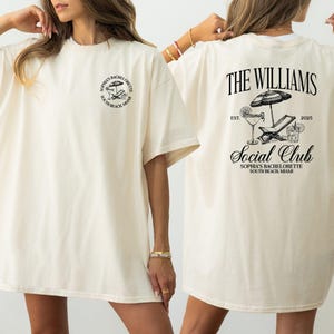 Custom Social Club Beach Bachelorette Shirts, Beach Bride Shirt Comfort Colors, Matching Coastal Bridal Shower Shirts, Bach Club Shirts