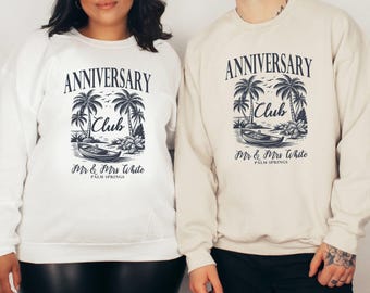 Sudadera personalizada para club de aniversario, regalo de boda para parejas