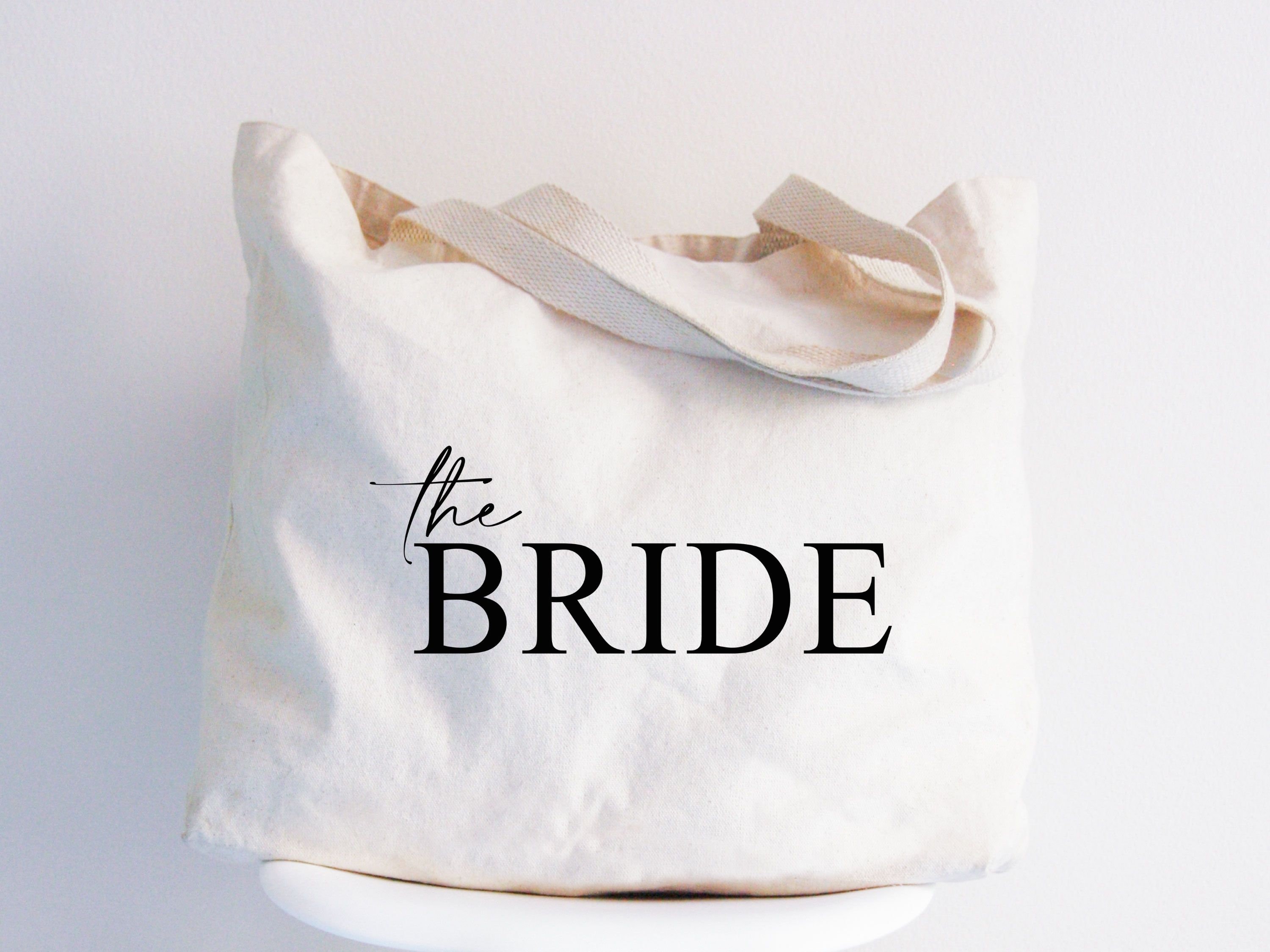 Bridal Bundle — Tote Bag, Hat, Slippers, Purse, Wedding Countdown, etc Packing my sister main image 4