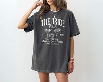 Camisa personalizada para despedida de soltera del Bride Club, regalo para la fiesta nupcial