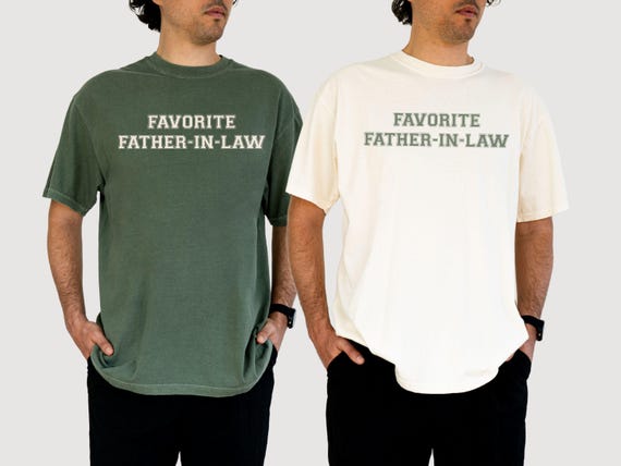 Favorite Father In Law Shirt, Father In Law Gift, Fathers Day Gift, Father Of The Groom Gift, Gift For Father In Law, Bride Gift For Father