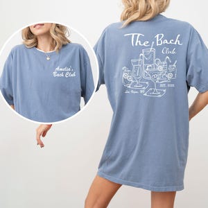 Custom Club Bachelorette Shirt, The Bach Club Shirts, Cocktail Bachelorette Party Gift, Personalized Bridal Shower Shirt, Bach Club Tshirt