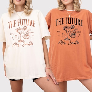 Custom Future Mrs Shirt, Engaged Gift For Her, Engagement Gifts, Just Engaged Shirt, Comfort Colors® Future Mrs Gifts Tshirt, Fiance Shirts
