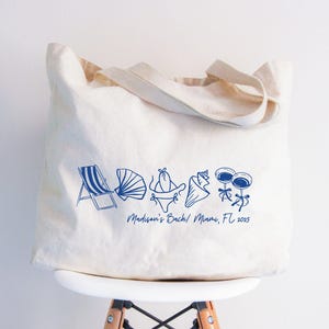Benutzerdefinierte Strandparty Bachelorette Einkaufstasche, Strand Braut Geschenk, Sommer Bachelorette Tasche, Küsten Brautjungfer Einkaufstasche, Pool Brautdusche Geschenke