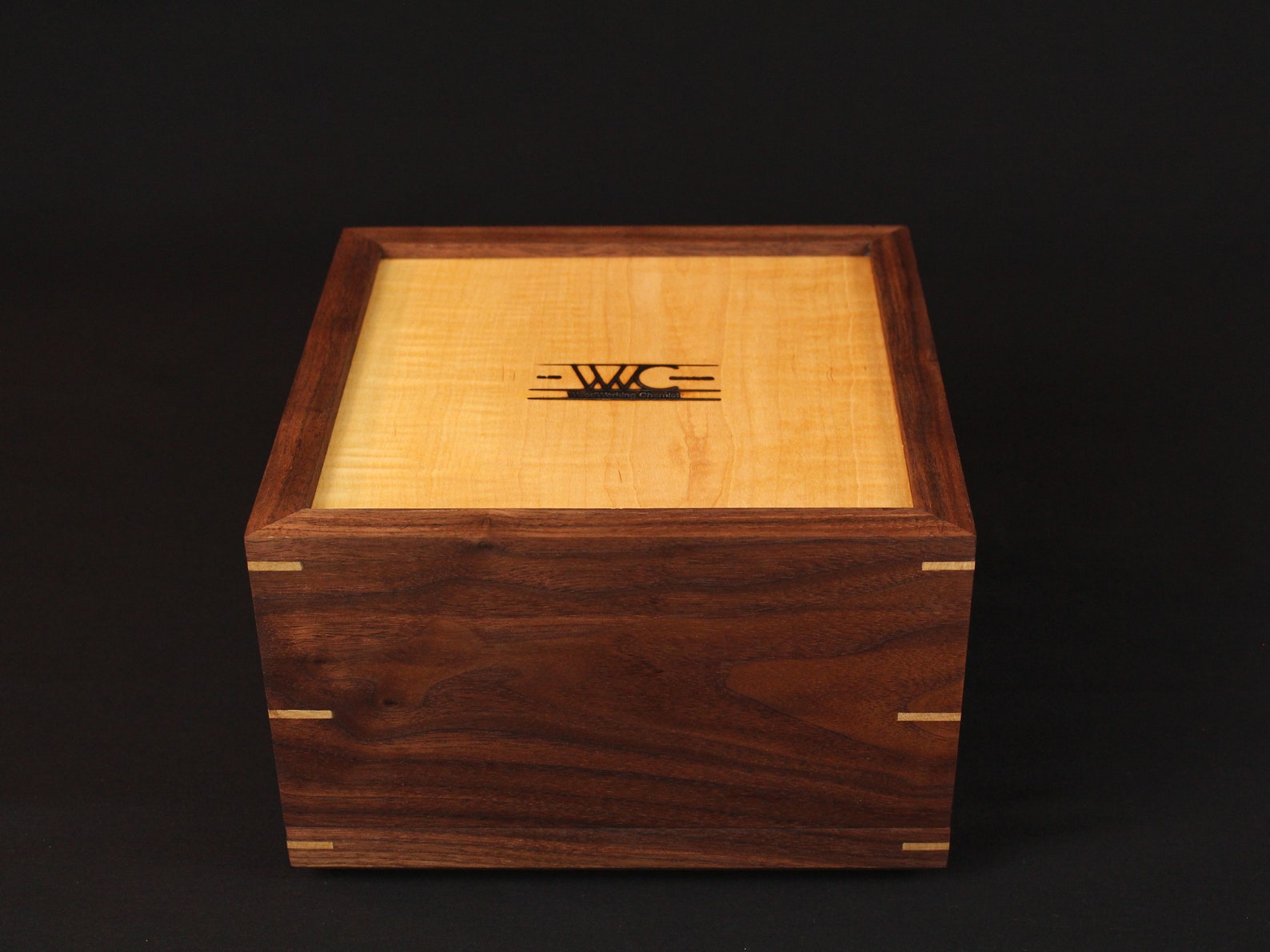 Walnut Jewelry Box Etsy