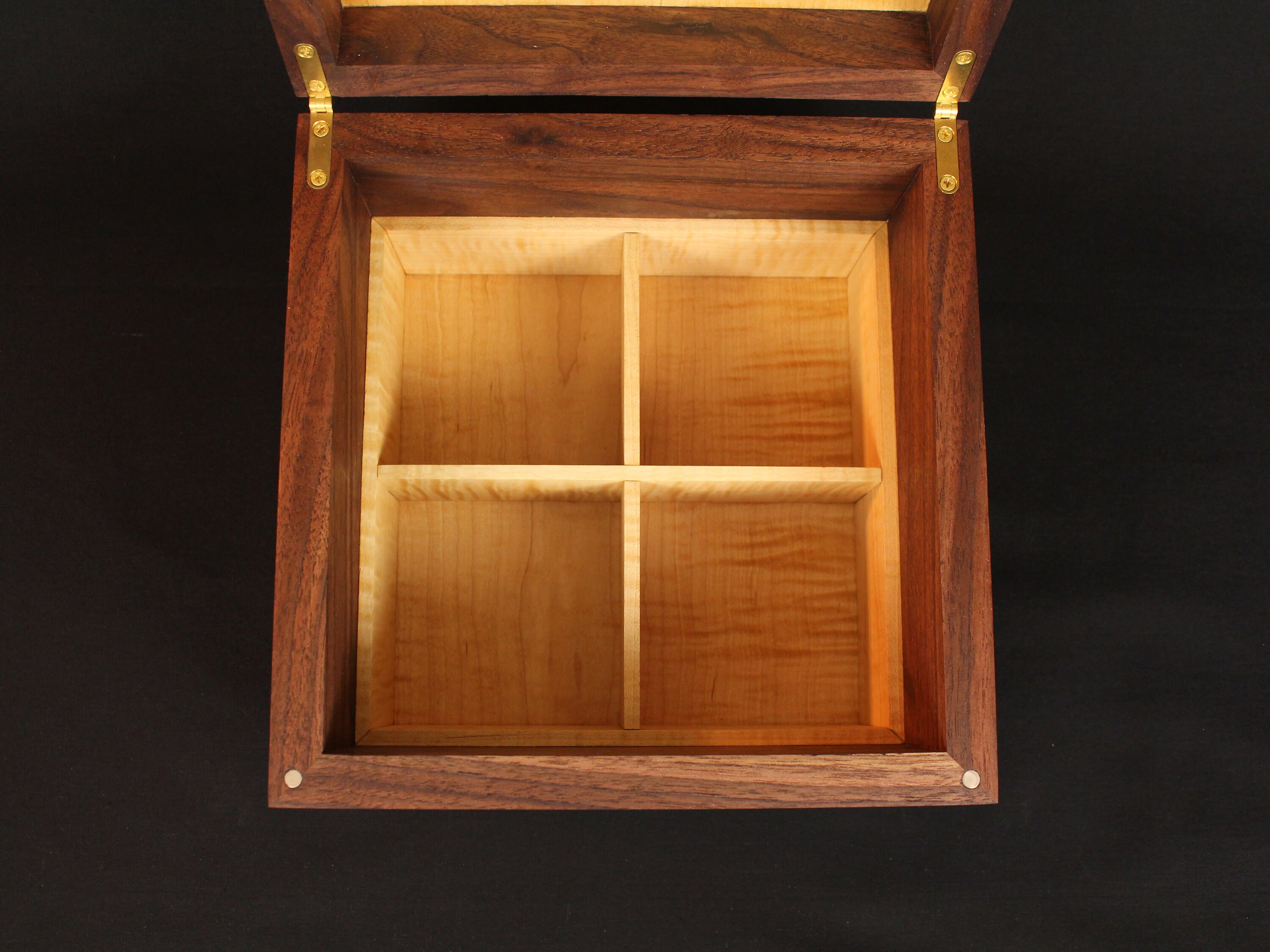 Walnut Jewelry Box Etsy