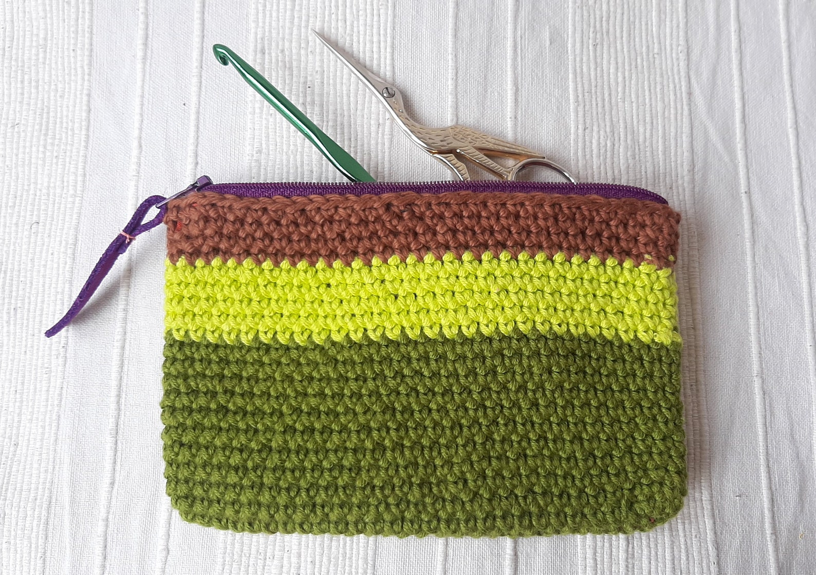 Crocheted travel bags purses cases Etsy