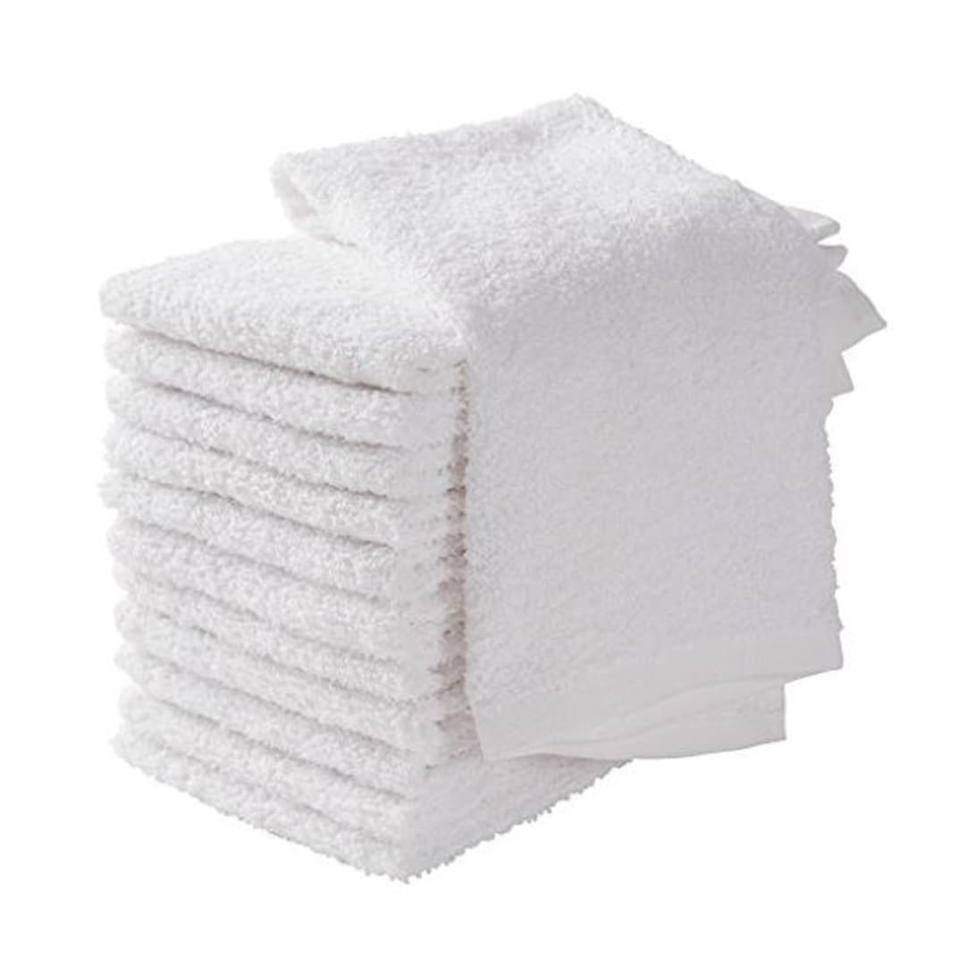 Slithp77 Bar Rag White Cotton Bar Mop Towels: 12-pack Kitchen Cleaning Rags - Etsy