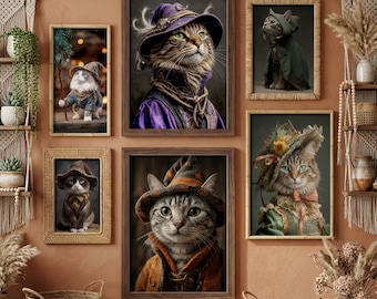 Custom Cat Portrait From Photo, Personalized Pet Art, kitty Owner Gift