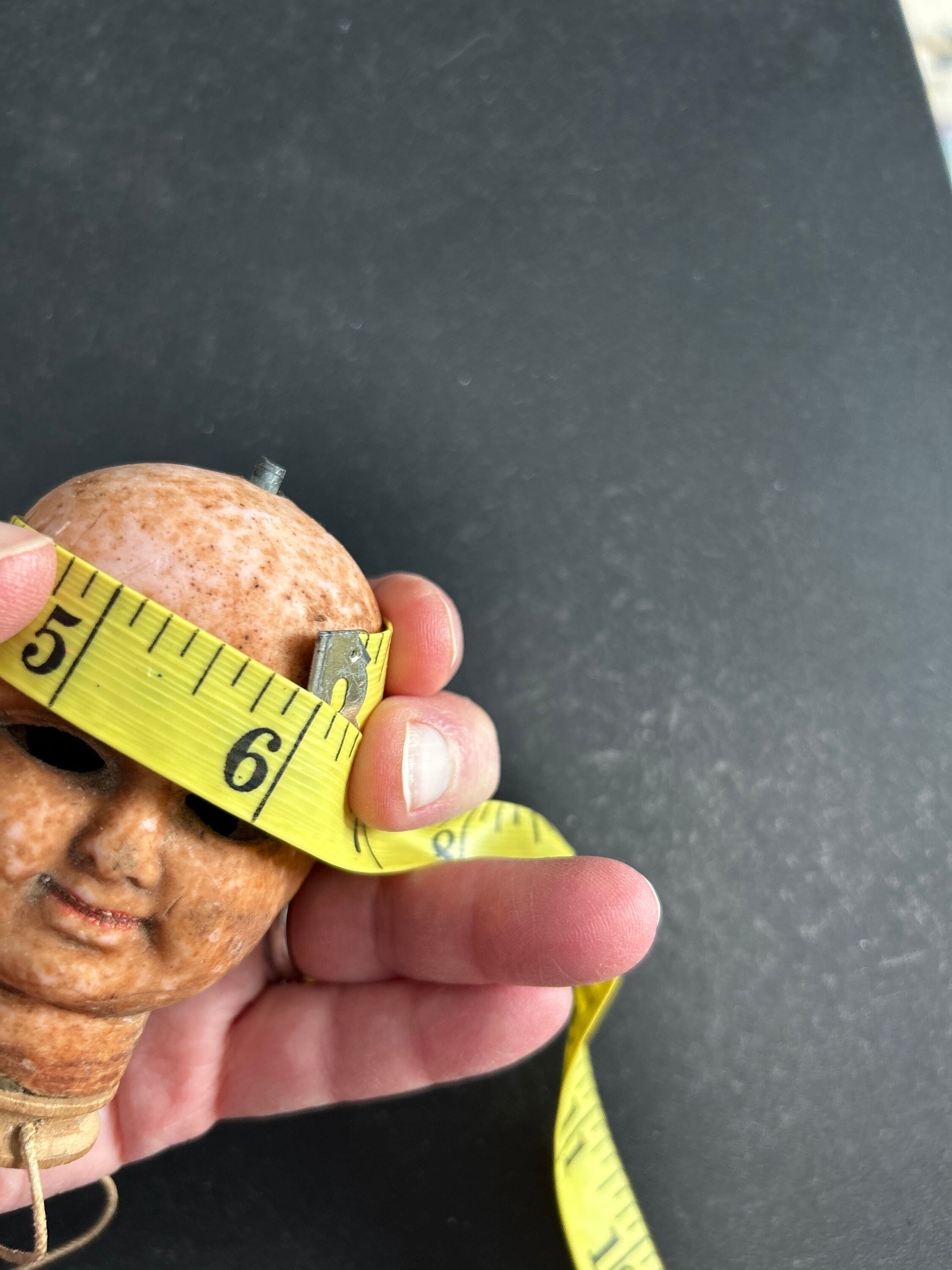 Wax Two Face Head-as Is-parts, Repair-assemblage, Doll Making - Etsy