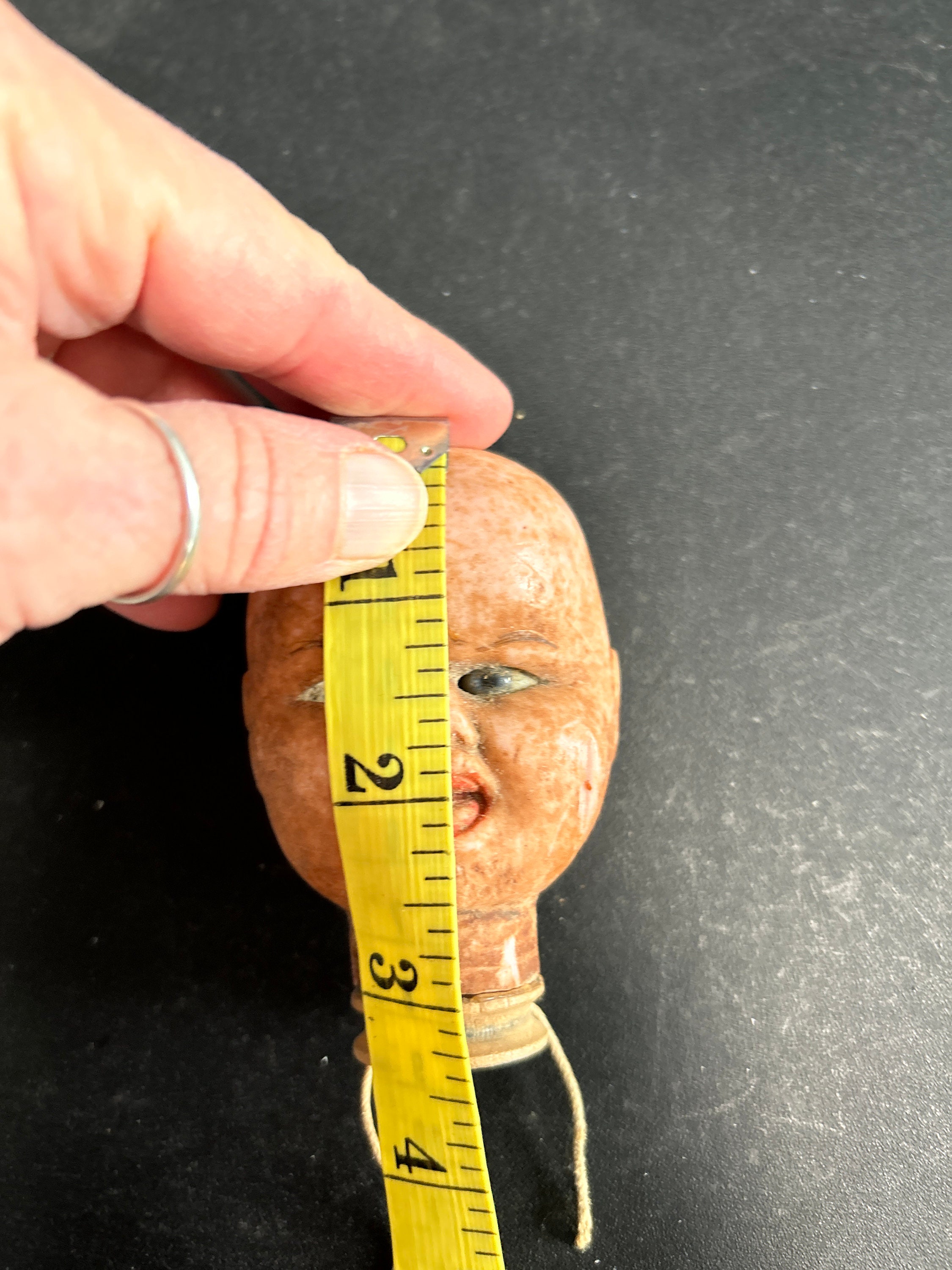 Wax Two Face Head-as Is-parts, Repair-assemblage, Doll Making - Etsy