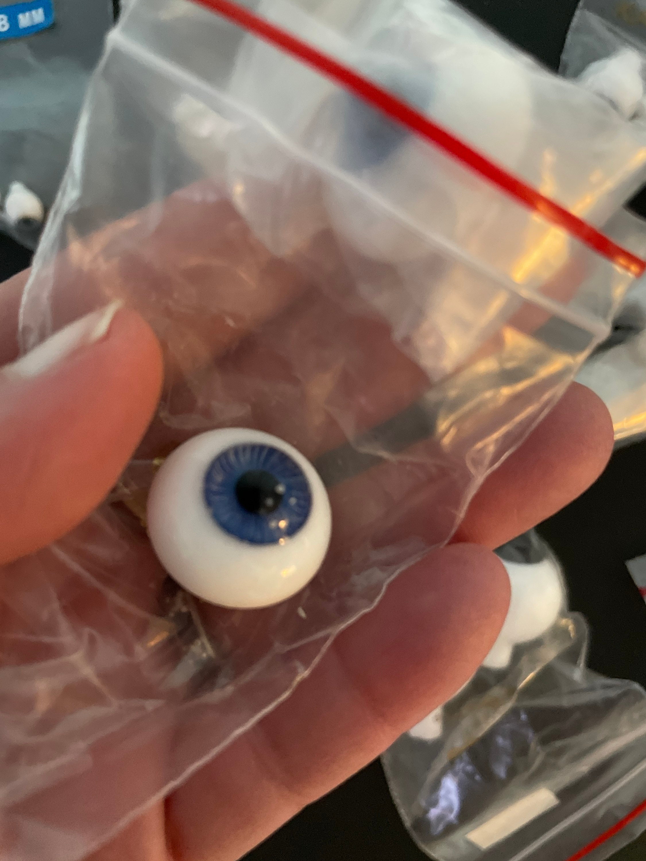 8 Pair Various Sizes and Materials Old Stock Eyes for Doll Makingassemblagejunk Art Etsy