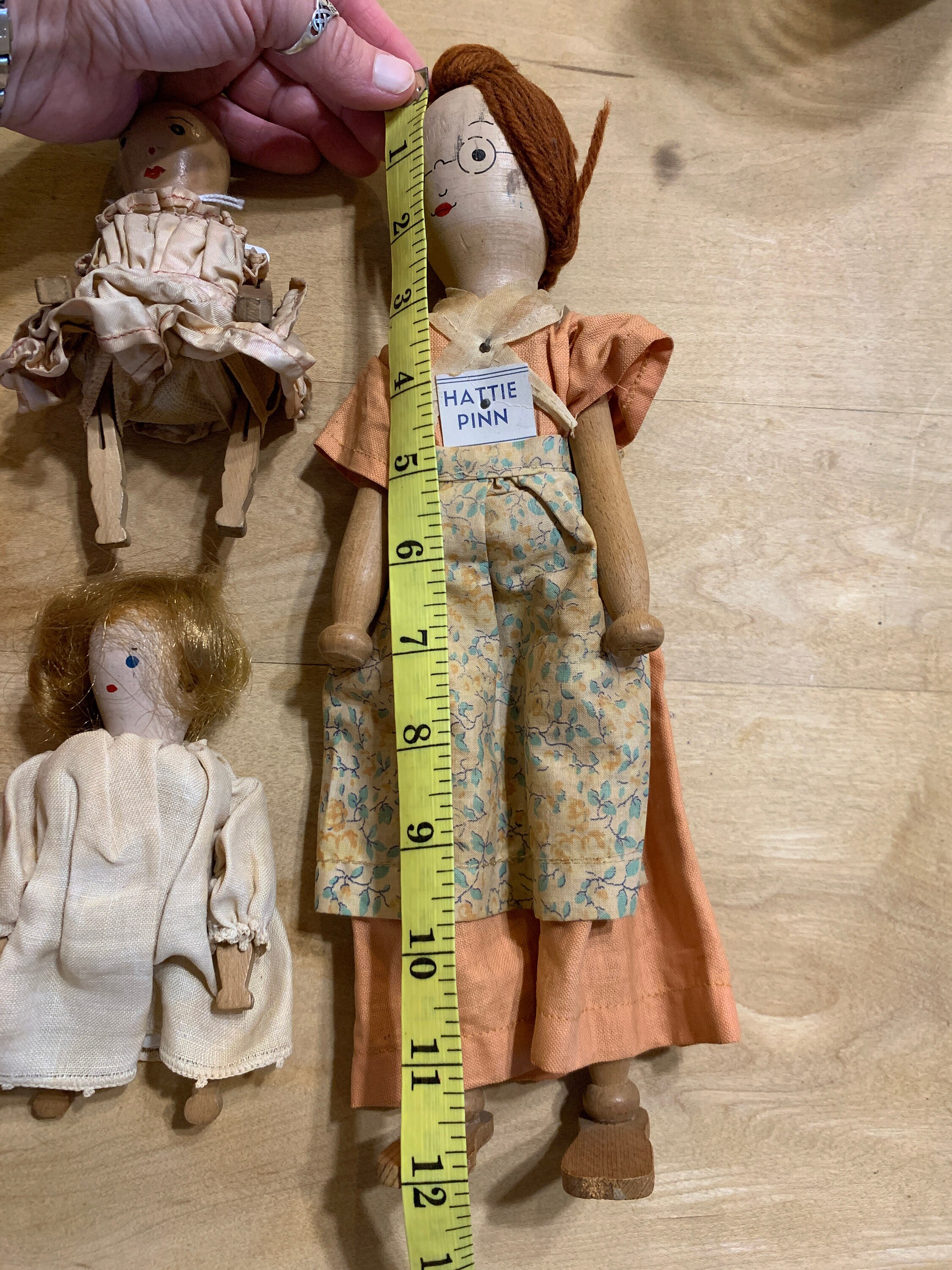 Vintage Five piece Schoenhut Pinn Family dollswonderful Etsy