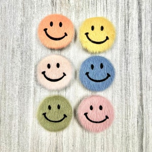 PopSockets Graffiti Happy Face Smile Adhesive PopGrip For Phones With Smooth, Hard, Plastic Cases - Black