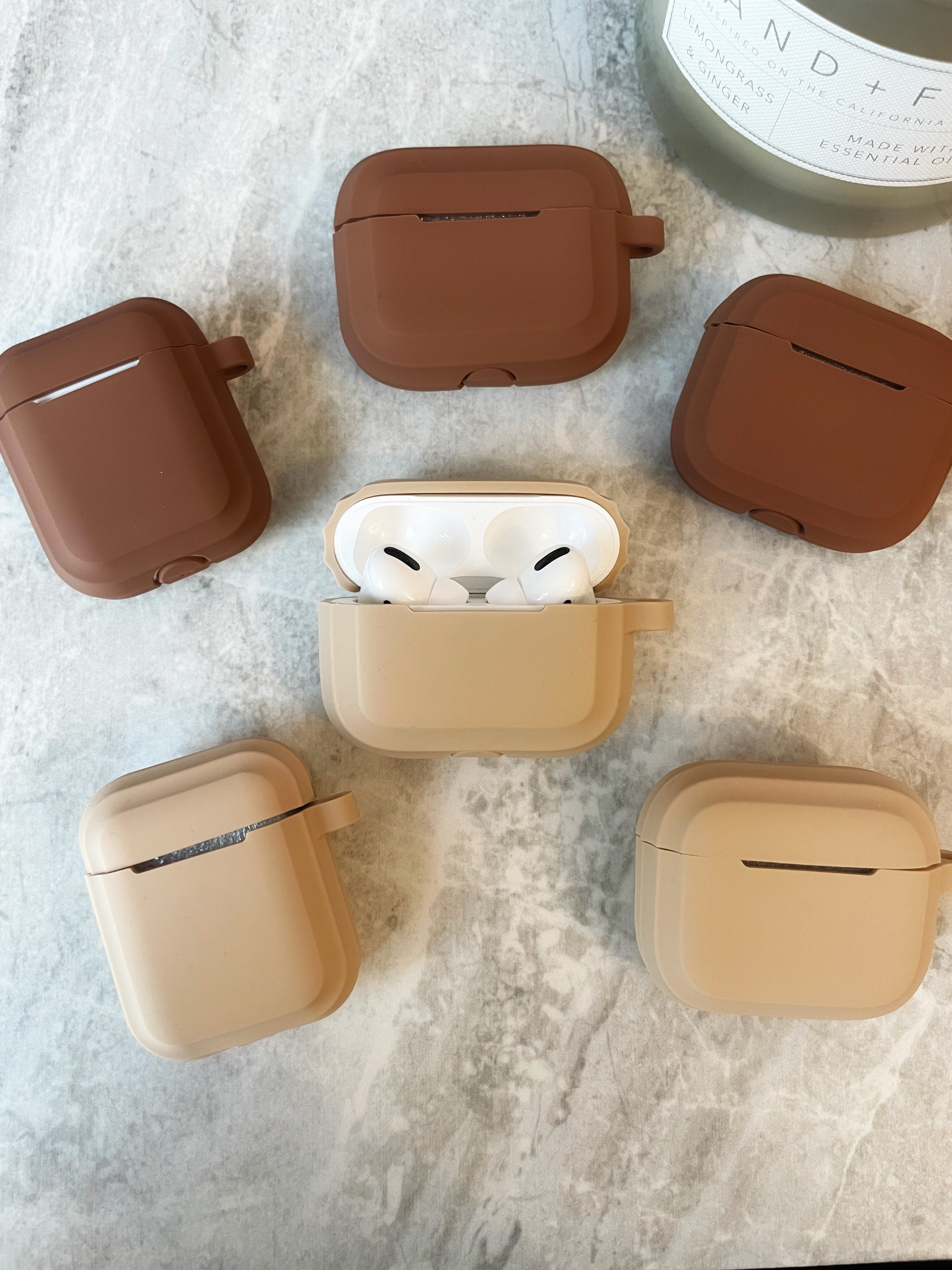 Beige Square & Circle Graphic Earphone Case For Airpods1/2, Airpods3, Pro,  Pro (2nd Generation), Protective Case For Earphone, As Nice Gift For  Birthday, Girlfriend, Boyfriend, Friend Or Yourself - Temu