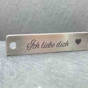 Schlüsselanhänger mit Gravur Personalisiert Name Geschenk Partner, Geschenk Pärchen, Bester Freund Geschenk, Hotel Schlüsselanhänger, Auto Bild 7