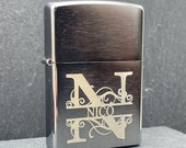 Zippo with engraving Personalisert Monogram Gift Gift Idea Men