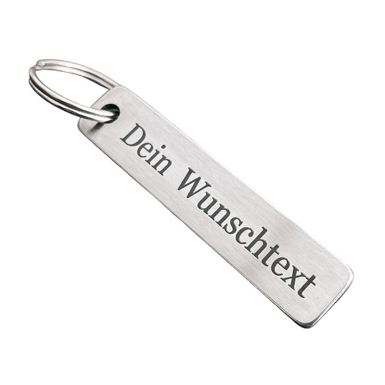 Schlüsselanhänger mit Gravur Personalisiert Name Geschenk Partner, Geschenk Pärchen, Bester Freund Geschenk, Hotel Schlüsselanhänger, Auto Bild 2