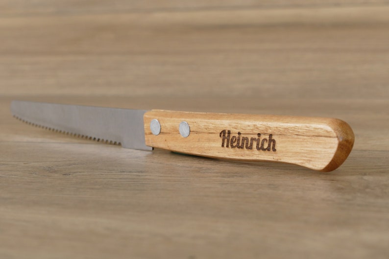 Personalisiertes Messer mit Gravur Geschenk für Opa Oma Papa Mama Vater Mutter Patenonkel Patentante Onkel Tante Weihnachtsgeschenk Brötchen afbeelding 5