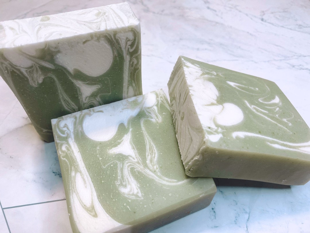 French Green Clay Unscented Soap-fragrance Free Soap Bar-minimalist ...