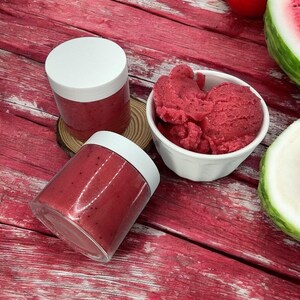 You&#39;re One In A Melon Sugar Scrub-Juicy Watermelon Scented Body Scrub, With Vitamin E, Fruity Body  Polish, Natural Skincare, Summer Vibes