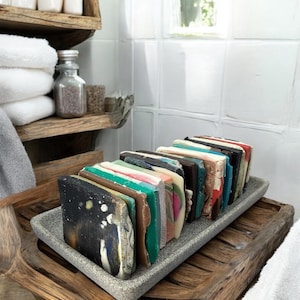 Soap Smorgasbord Bundle-Mixed Soap Slice Stacks, Variety Scented Soap Ends, Mixed Samples, Luxury Soap Gift Collection Set, Soap Lovers Gift