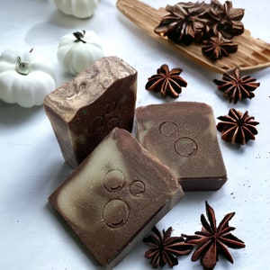 Spiced Zucchini Bread Soap-Dessert inspired soap, Solid body wash for all skin types, skincare lovers gift, gift giving ready