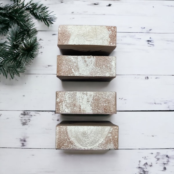 First Frost Soap-Winter Vibes Inspired Soap, Winter Vanilla + Pine Scented Solid Soap Bar, Fresh + Clean Fragranced Body Wash Soap, Unisex