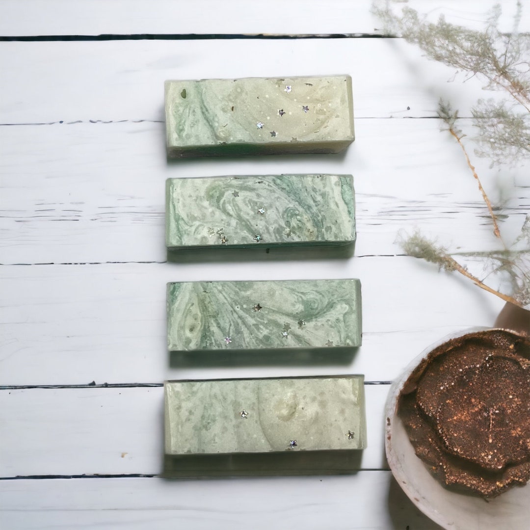 Mint Sparkle Soap Soap, Trial Sized Gift Soap, Winter