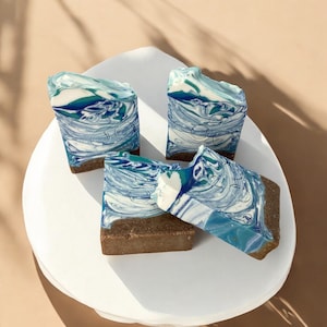 Sandy Toes Strandseife - Sommerpause, Vacay Vibes, Ozean inspiriert, aquatisch + Strandduft, Strandbad Geschenk, sauber + frische Seife